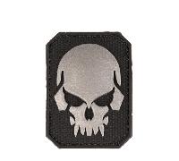 Mil-Tec PATCH 3D SKULL PVC M.VELCRO nero SM 16832002
