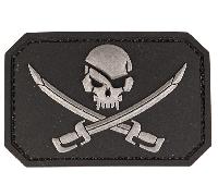 Pirate Patch Hook Backing 3D Rubber