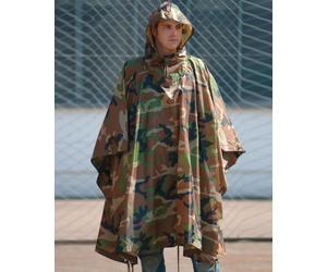Mil-Tec PE, poncho Taglia unica male Woodland