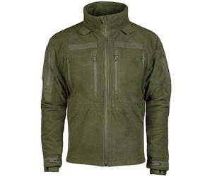 Mil-Tec Plus Cold Weather Fleece Jacket Uomo Esercito Escursioni Caldo Oliva