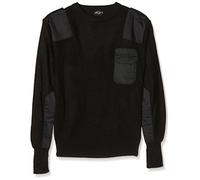 MIL-TEC - Pullover Militare, Esercito Tedesco, Colore: Nero
