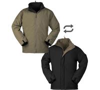Mil-Tec Ranger, giacca tessile reversibile M male Verde Scuro/Nero