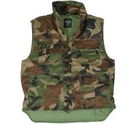 MIL-TEC Ranger Gilet Foderato S-6XL Trapuntato da Caccia Pescatore con