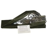 Mil-Tec Rettungsdeck-16024500 - Copertura di salvataggio, taglia unica, colore: Argento/Oliva