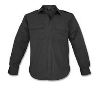 Mil-Tec Ripstop Camicetta, Noir, X-Large Unisex-Adulto