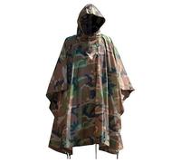 Mil-Tec PE, poncho Taglia unica male Woodland
