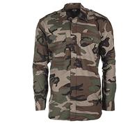 Mil-Tec Camicia Ripstop Field Woodland S Uomo