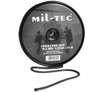 MIL-TEC Rullo Di Corda Commando Nero Ø 5-9 Mm Corda Da Esterno Spindel