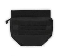 Mil-Tec Sacca Drop-Down per vest tattico 13486302 23 x 4,5 x 16 cm Nero