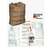 Mil-Tec SET PRIMO SOCCORSO LEINA PRO. 43 pezzi. LG dark coyote 16025519
