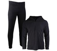 Mil-Tec Set Thermofleece Uomo con Zip, Gr. XS-3XL, Oliv/Nero, RV