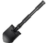 Mil-Tec SMALL FOLDING SHOVEL WITH POUCH BLACK