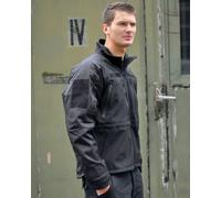 Mil-Tec Softshell Plus, giacca tessile impermeabile 3XL male Nero