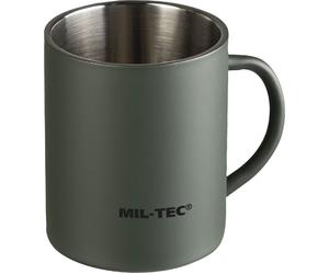 Mil-Tec Stainless, tazza isolata 450 ml male Oliva