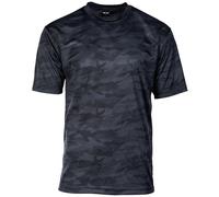 Mil-Tec T-Shirt Mesh Uomo Outdoor Esercito Traspirante Netto Tattico Dark Camo