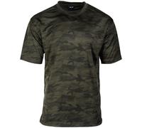 Mil-Tec T-Shirt Mesh Uomo Outdoor Esercito Traspirante Netto Woodland Camo