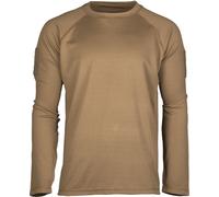 Mil-Tec Tactical Quick-Dry, t-shirt manica lunga L male Marrone Chiaro (Coyote)