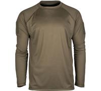 Mil-Tec Tactical Quick-Dry, t-shirt manica lunga XXL male Oliva