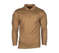 Mil-Tec Maglia Uomo Tactical Quick Dry Manica Lunga S Marrone Chiaro (Coyote)