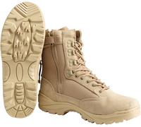 Mil-Tec Tactical YKK®-Zip, stivali 6 US male Beige (Cachi)