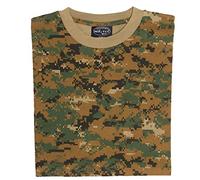 Mil-Tec Tarn - Maglietta da Uomo in Cotone Mimetico • BW Camo • Comoda Maglietta a Maniche Corte per attività all'aperto, Sport o Tempo Libero • Maglietta Mimetica dell'Esercito Federale