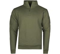 Mil-Tec Tattico Uomo Felpa Con Cerniera Palestra All'Aperto Gym Ranger Green
