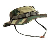 Mil-Tec Teesar US GI - Cappello Boonie in trilaminato, Colore: Nero, Verde (Woodland), XXL
