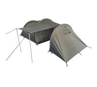 Mil-Tec Tenda 2 Persone Con Spazio Campeggio 390x130 Oliva Esterno Esercito