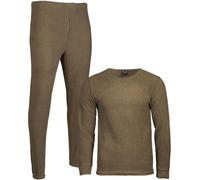 Unterwäsche Thermofleece collo Tondo Oliva S-3XL Biancheria Termica Pile Verde