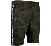 Mil-Tec Training Shorts Uomini Pantaloncini Excersise Palestra Woodland Camo