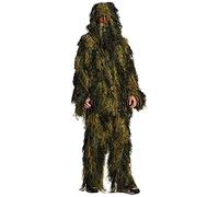 Mil-Tec - Tuta Mimetica “Ghillie Suit”, ignifuga, composta da 4 Parti