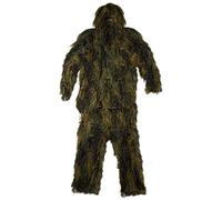 Mil-Tec - Tuta Mimetica “Ghillie Suit”, ignifuga, composta da 4 Parti