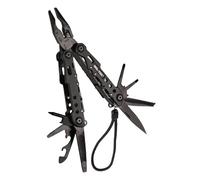 Mil-Tec Multitool Black Largo 9 Strumenti Werkzeugset Multi Attrezzi Tascabili