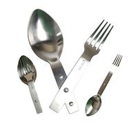 Mil-Tec Unisex - Adulto 14625000 Posate pieghevoli, Multicolore, Taglia unica