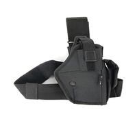Mil-Tec Unisex - Adulto 16145002 Fondina Gamba, Nero, Taglia Unica
