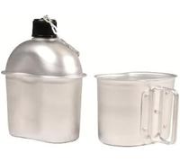 Mil-Tec Flasche-18625100, Flacone Unisex Adulto, Trasparente, Taglia Unica