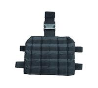 Mil-Tec Molle, adattatore per gambe male Nero