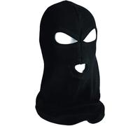 Mil-Tec Unisex Balaclava Con 3 Fori In Cotone 100% Nero - Protezione Meteo