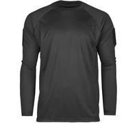 Mil-Tec Maglietta manica lunga Tactical Quick-Dry L Uomo Nero