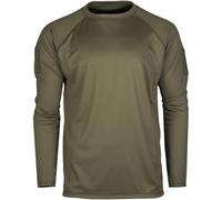 Mil-Tec Tactical Quick-Dry, t-shirt manica lunga 3XL male Oliva