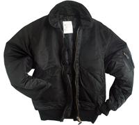 Mil-Tec US Aviator CWU Basic, giacca in tessuto L male Nero