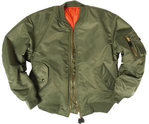 Mil-Tec US Aviator MA1 Basic, giacca in tessuto 3XL male Oliva