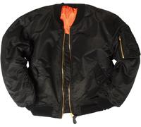Mil-Tec US Aviator MA1 Basic, giacca in tessuto S male Nero