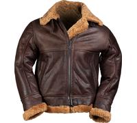 Mil-Tec US B46 Bomber, giacca in pelle XL male Marrone