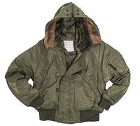 Mil-Tec US N2B Basic - Parka aviatore, colore: verde oliva