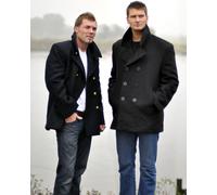 Mil-Tec US Navy Pea, cappotto XS male Nero