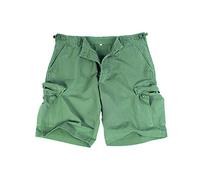 Mil-Tec US Pantaloncini délavé con RipStop (Oliva/S)
