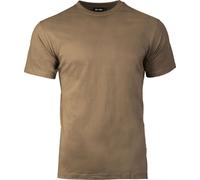 Mil-Tec Classic Army Style - Maniche Corte, 6 Colori Scelta, Maglietta Unisex Adulto, Coyote Scuro, L
