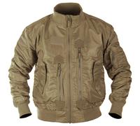 Mil-Tec US Tattico Giacca Di Volo Uomini Viaggio Bomber Windblocker Dark Coyote