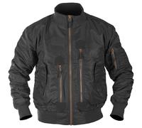 Mil-Tec US Tattico Giacca Di Volo Uomini Viaggio Nylon Bomber Windblocker Nero